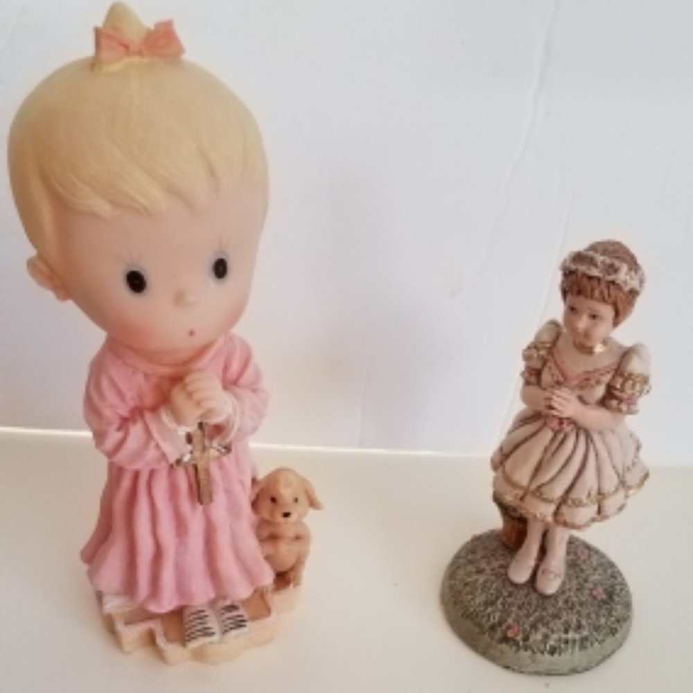 2-PC Children's Figurines Decorative Figures Lot Bundle Set